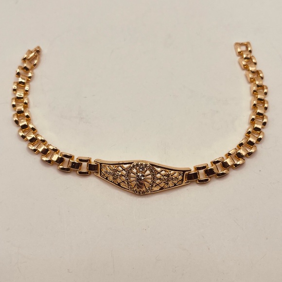 Gold plated bracelet for women San Jude Tadeo design - Picture 3 of 4